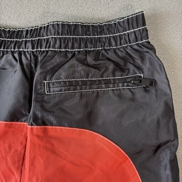 Diesel Beachwear BMBX Ronny Swim Shorts Trunks Mens S Black Orange Nylon Pocket - Picture 13 of 14